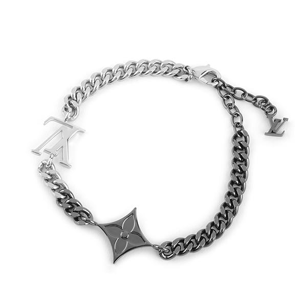 並行輸入 ルイヴィトン ブレスレット Louis Vuitton LV インスティンクト ブラスレ・LV インスティンクト M00508レディース シルバー 銀 ダークシルバー | LOUIS VUITTON