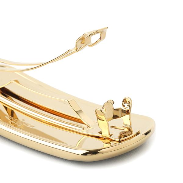 並行輸入 ルイヴィトン バレッタ Louis Vuitton クルーザー バレッタ・クルーザー M00564レディース ブラック 黒 ゴールド 金 | LOUIS VUITTON | 05