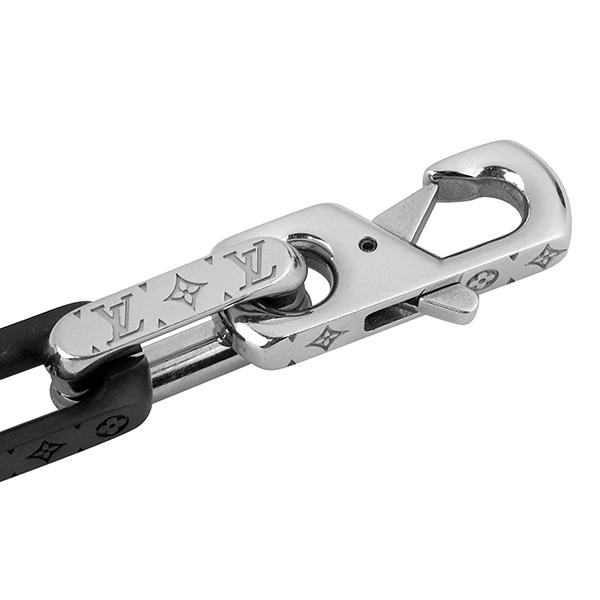 並行輸入 ルイヴィトン ブレスレット Louis Vuitton モノグラム ブラスレ・モノグラム チェーン M00687ユニセックス シルバー 銀 ブラック 黒 | LOUIS VUITTON | 03