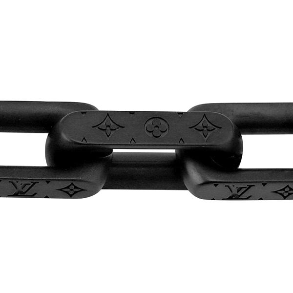 並行輸入 ルイヴィトン ブレスレット Louis Vuitton モノグラム ブラスレ・モノグラム チェーン M00687ユニセックス シルバー 銀 ブラック 黒 | LOUIS VUITTON | 05