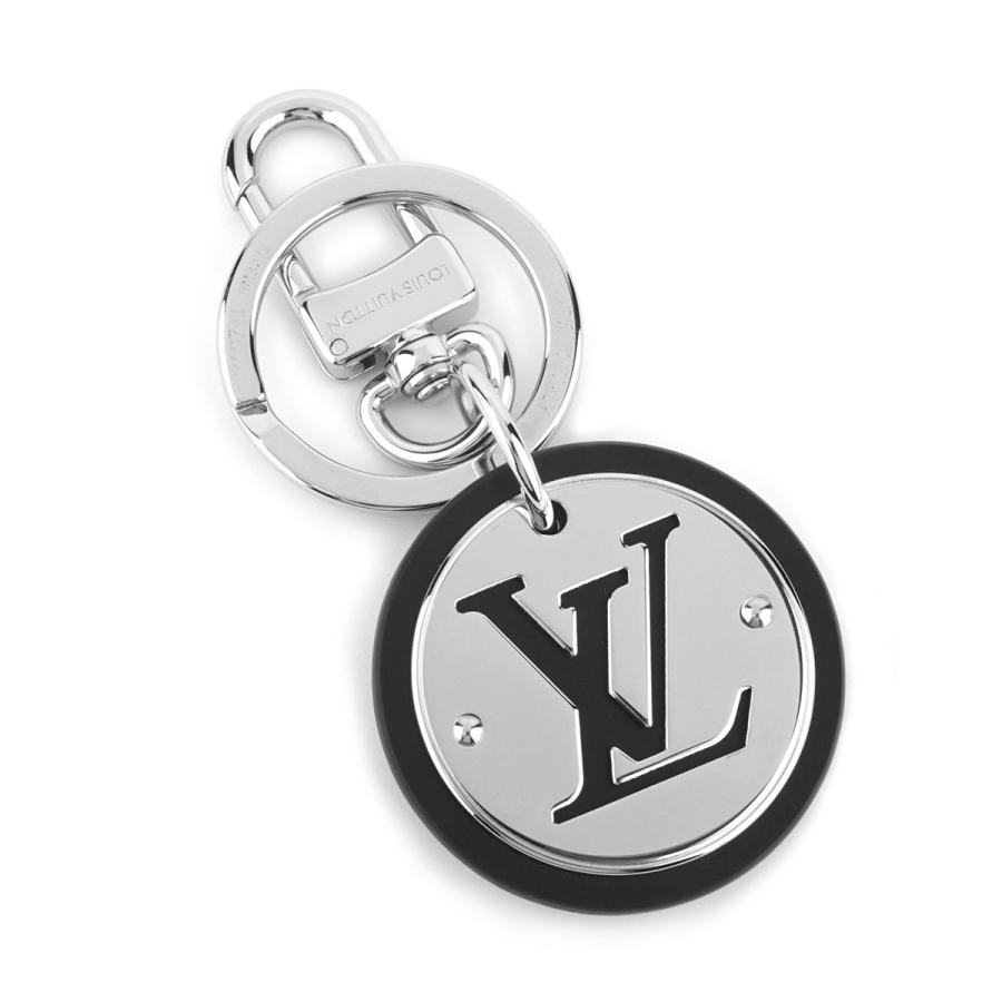 並行輸入 ルイヴィトン キーホルダー Louis Vuitton モノグラム キーホルダー・LV サークル M00741ユニセックス ブラック 黒 シルバー 銀 | LOUIS VUITTON | 01
