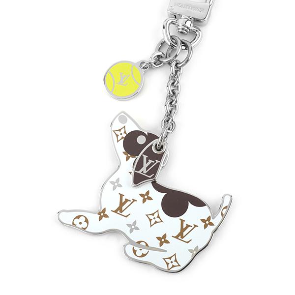 LOUIS VUITTONルイヴィトン　キーホルダー　【未使用品】 LOUIS VUITTON ルイヴィトン キーリング 鍵 バッグチャーム 正規