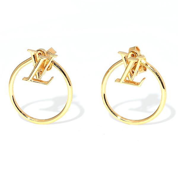 並行輸入 ルイヴィトン ピアス Louis Vuitton LV エクリプス EARRINGS M00763レディース ゴールド 金 | LOUIS VUITTON