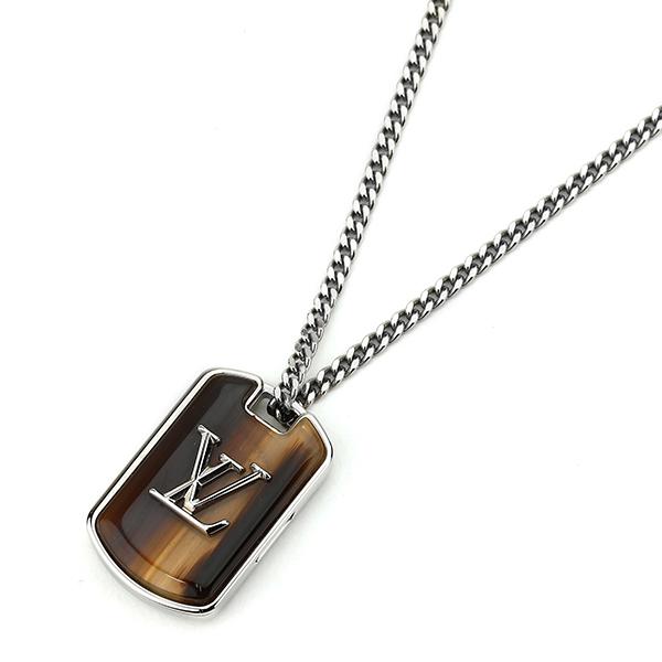 並行輸入 ルイヴィトン ネックレス Louis Vuitton モノグラム コリエ・LV シェイズ M00883メンズ シルバー 銀 | LOUIS VUITTON