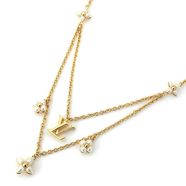 並行輸入 ルイヴィトン ネックレス Louis Vuitton LV フローラグラム NECKLACE M00981レディース ゴールド 金 | LOUIS VUITTON