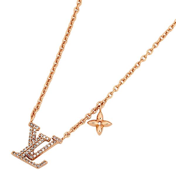 美品‼️ louis vuitton ネックレス モノグラム柄 ♦︎★【正規品】 LOUIS VUITTON（ルイ・ヴィトン） 並行輸入 ネックレス モノグラム