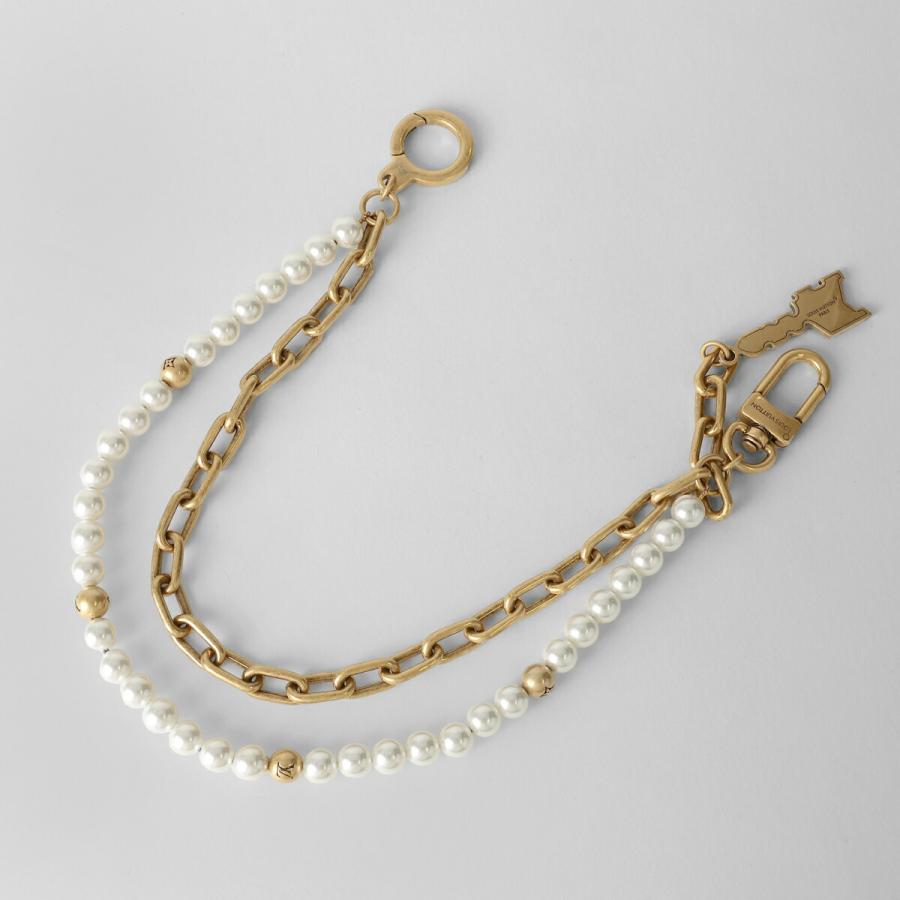 並行輸入 ルイヴィトン キーホルダー CHAIN BELT PEARLS バッグチャーム M01689 | LOUIS VUITTON | 01