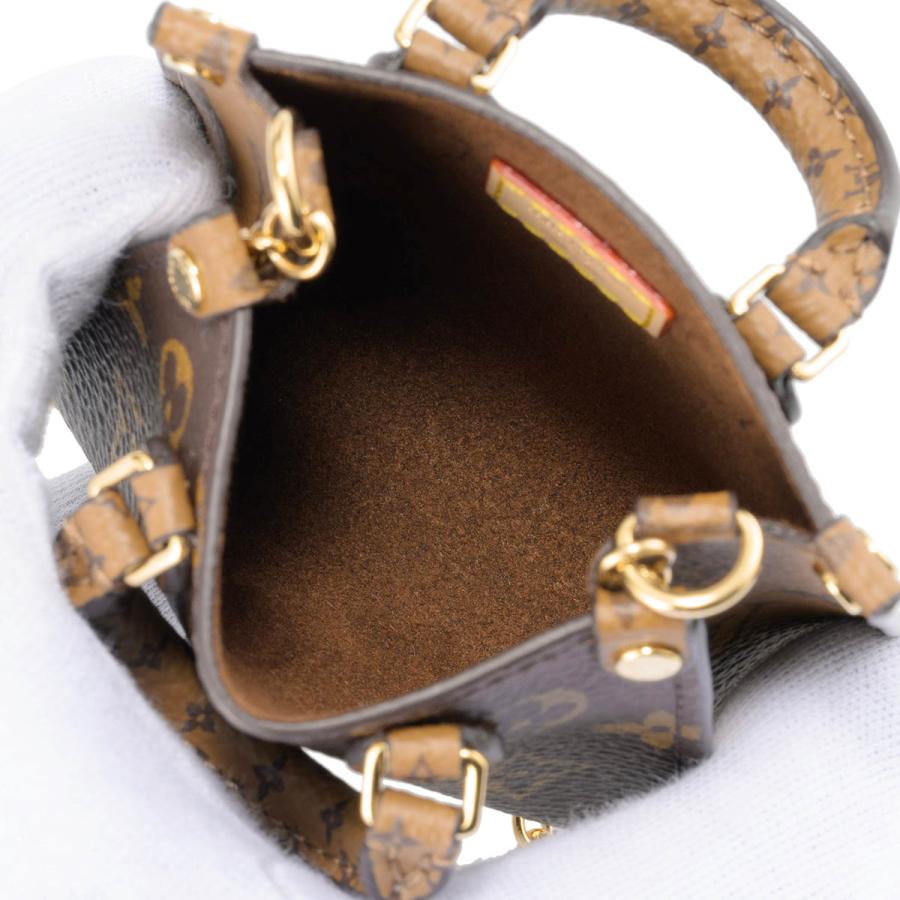 並行輸入 ルイヴィトン ポーチ Louis Vuitton モノグラム バッグチャーム・マイクロ オン ザ ゴー M02133レディース ブラウン 茶 | LOUIS VUITTON | 04