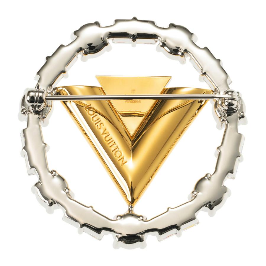 並行輸入 ルイヴィトン ブローチ Louis Vuitton モノグラム ブローチ・V フォー ヴィトン M02263レディース ゴールド 金 シルバー 銀 | LOUIS VUITTON | 01