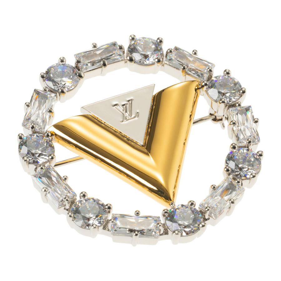 並行輸入 ルイヴィトン ブローチ Louis Vuitton モノグラム ブローチ・V フォー ヴィトン M02263レディース ゴールド 金 シルバー 銀 | LOUIS VUITTON | 02