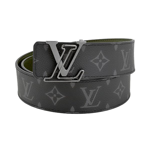 並行輸入 ルイヴィトン ベルト Louis Vuitton モノグラム・エクリプス サンチュール・LV ライン 40MM リバーシブル M0252Sメンズ ブラック 黒 | LOUIS VUITTON