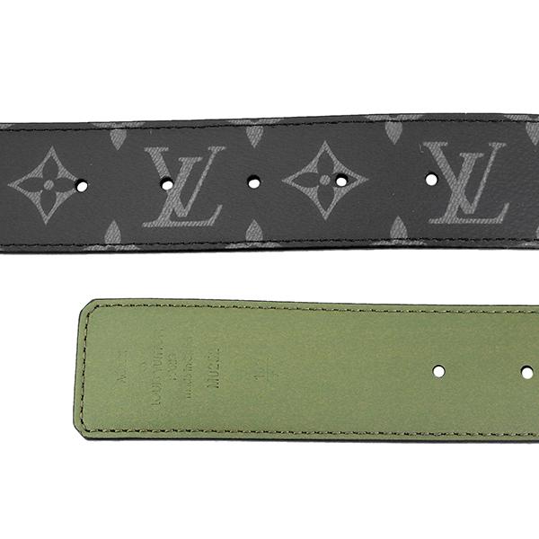 並行輸入 ルイヴィトン ベルト Louis Vuitton モノグラム・エクリプス サンチュール・LV ライン 40MM リバーシブル M0252Sメンズ ブラック 黒 | LOUIS VUITTON | 06