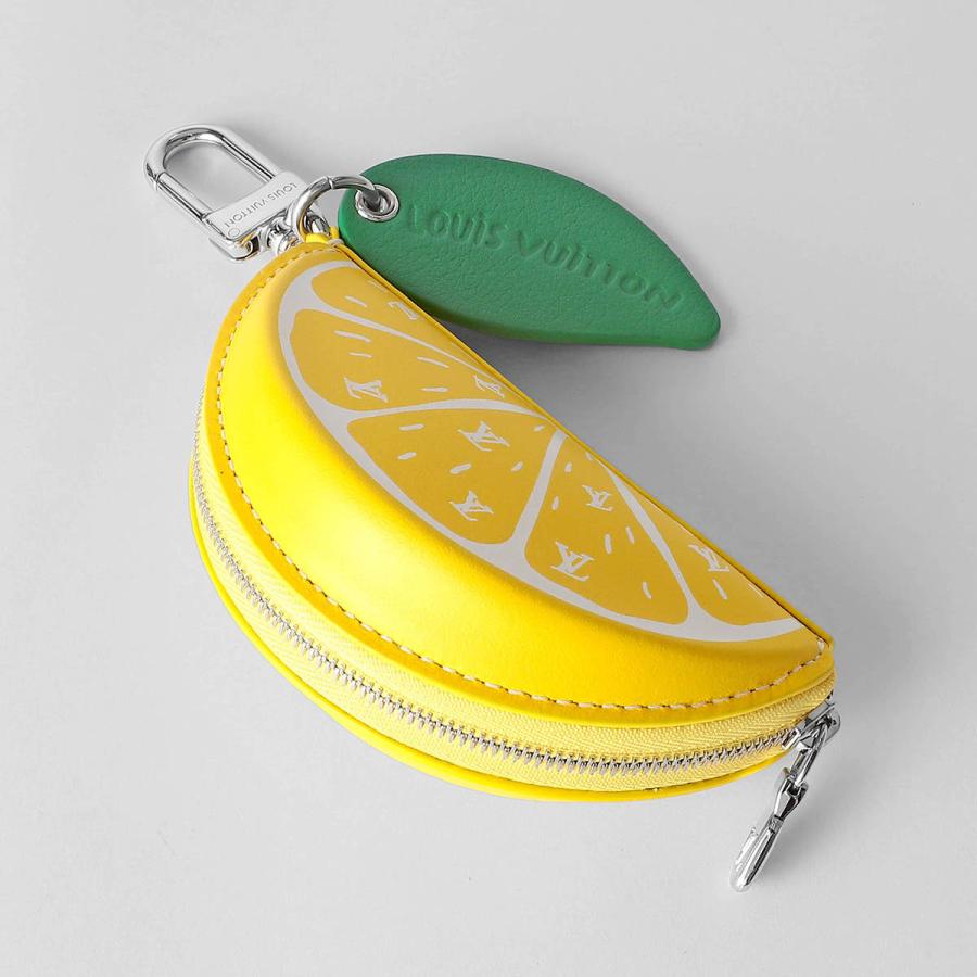 並行輸入 ルイヴィトン キーホルダー Louis Vuitton バッグチャーム LV レモン M02557ユニセックス イエロー 黄色 | LOUIS VUITTON | 01