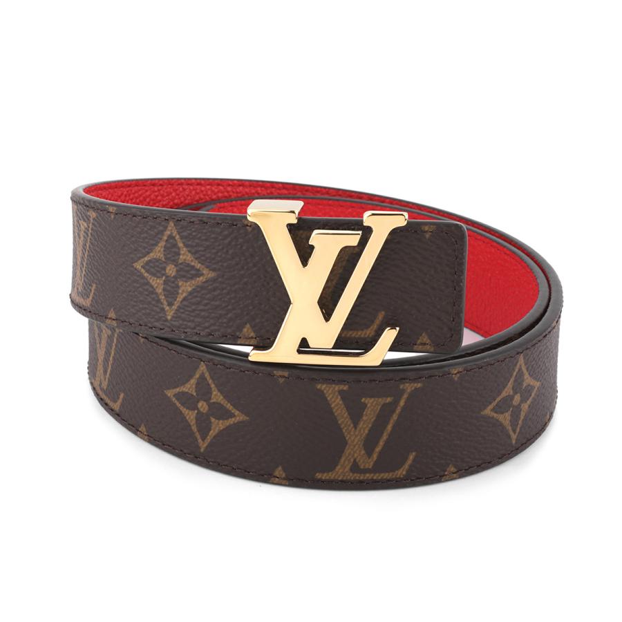 並行輸入 ルイヴィトン ベルト Louis Vuitton モノグラム サンチュール・LV イニシャル 30MM リバーシブル M0322Wユニセックス ブラウン 茶 | LOUIS VUITTON