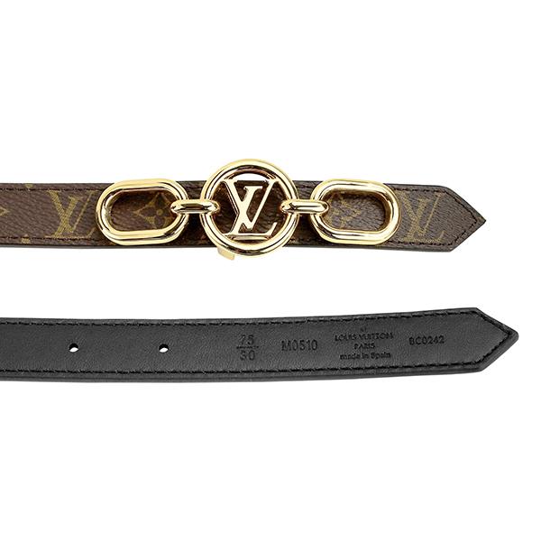 並行輸入 ルイヴィトン ベルト Louis Vuitton サンチュール・LV プリム 20MM リバーシバル M0510Xレディース ブラウン 茶 | LOUIS VUITTON | 07