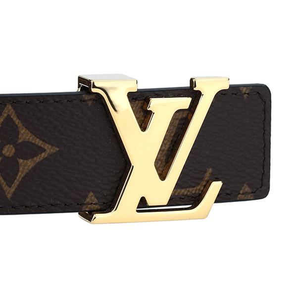 並行輸入 ルイヴィトン ベルト Louis Vuitton モノグラム サンチュール・LVイニシャル 30MM リバーシブル M0565Wレディース ブラウン 茶 | LOUIS VUITTON | 02