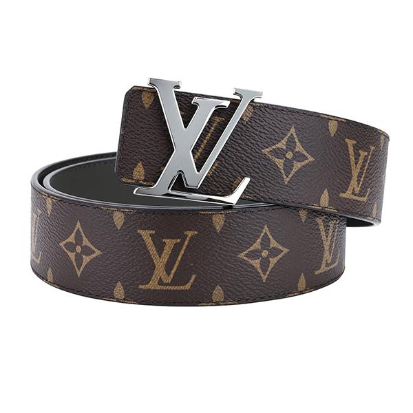 並行輸入 ルイヴィトン ベルト Louis Vuitton モノグラム サンチュール・LVイニシャル 40MM リバーシブル M0613Vメンズ ブラウン 茶 | LOUIS VUITTON