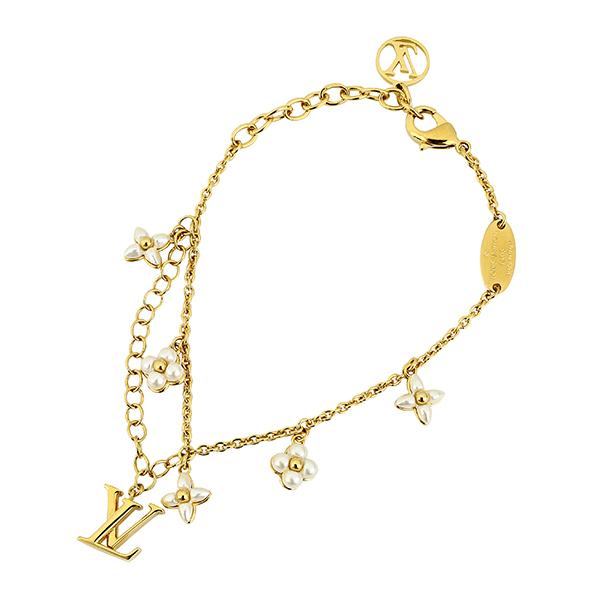並行輸入 ルイヴィトン ブレスレット Louis Vuitton モノグラム ブラスレ・LV フローラグラム M0940Aレディース ゴールド 金 | LOUIS VUITTON