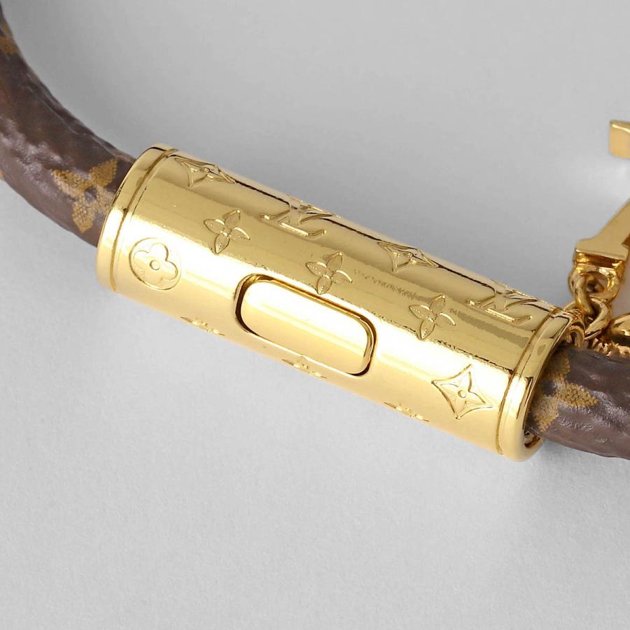 並行輸入 ルイヴィトン ブレスレット Louis Vuitton モノグラム ブレスレット・LV プッシュ M1035Fレディース ブラウン 茶 爆買 | LOUIS VUITTON | 04