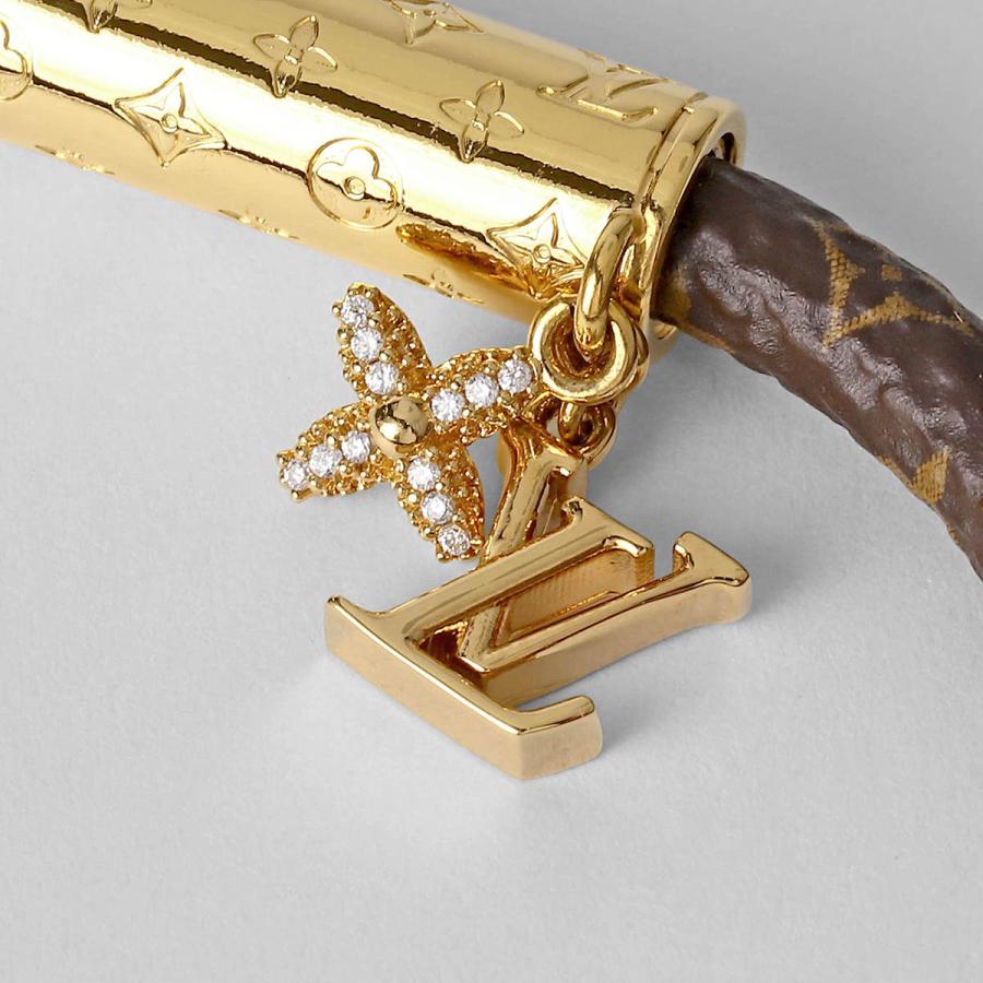並行輸入 ルイヴィトン ブレスレット Louis Vuitton モノグラム ブレスレット・LV プッシュ M1035Fレディース ブラウン 茶 爆買 | LOUIS VUITTON | 06