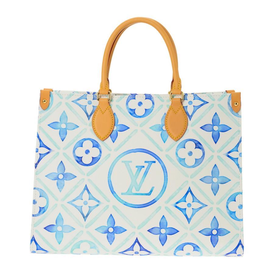 並行輸入 ルイヴィトン トートバッグ Louis Vuitton モノグラム オンザゴーMM M11262レディース ブルー 青 | LOUIS VUITTON