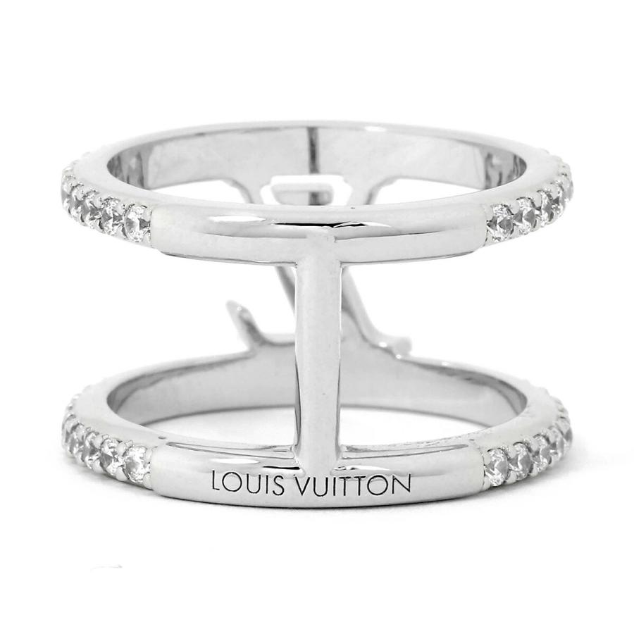 並行輸入 ルイヴィトン リング Louis Vuitton モノグラム リング・LV アイコニック ストラス Mサイズ M1187Mレディース シルバー 銀 | LOUIS VUITTON | 01