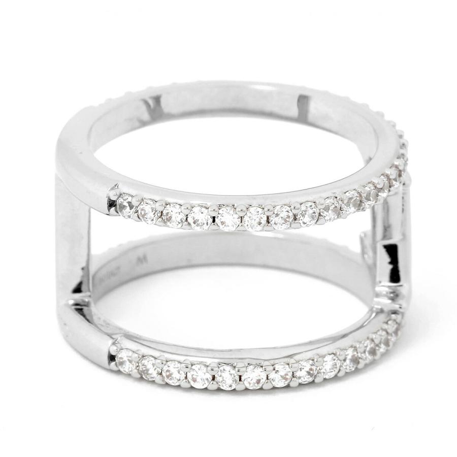 並行輸入 ルイヴィトン リング Louis Vuitton モノグラム リング・LV アイコニック ストラス Mサイズ M1187Mレディース シルバー 銀 | LOUIS VUITTON | 02