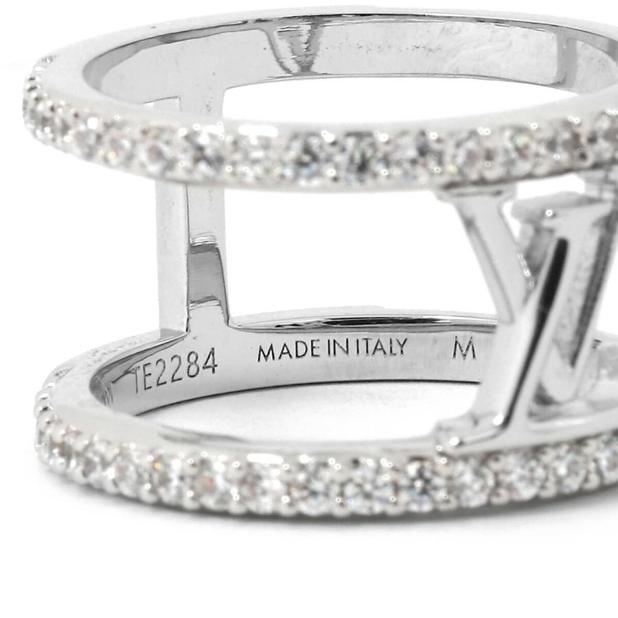 並行輸入 ルイヴィトン リング Louis Vuitton モノグラム リング・LV アイコニック ストラス Mサイズ M1187Mレディース シルバー 銀 | LOUIS VUITTON | 03