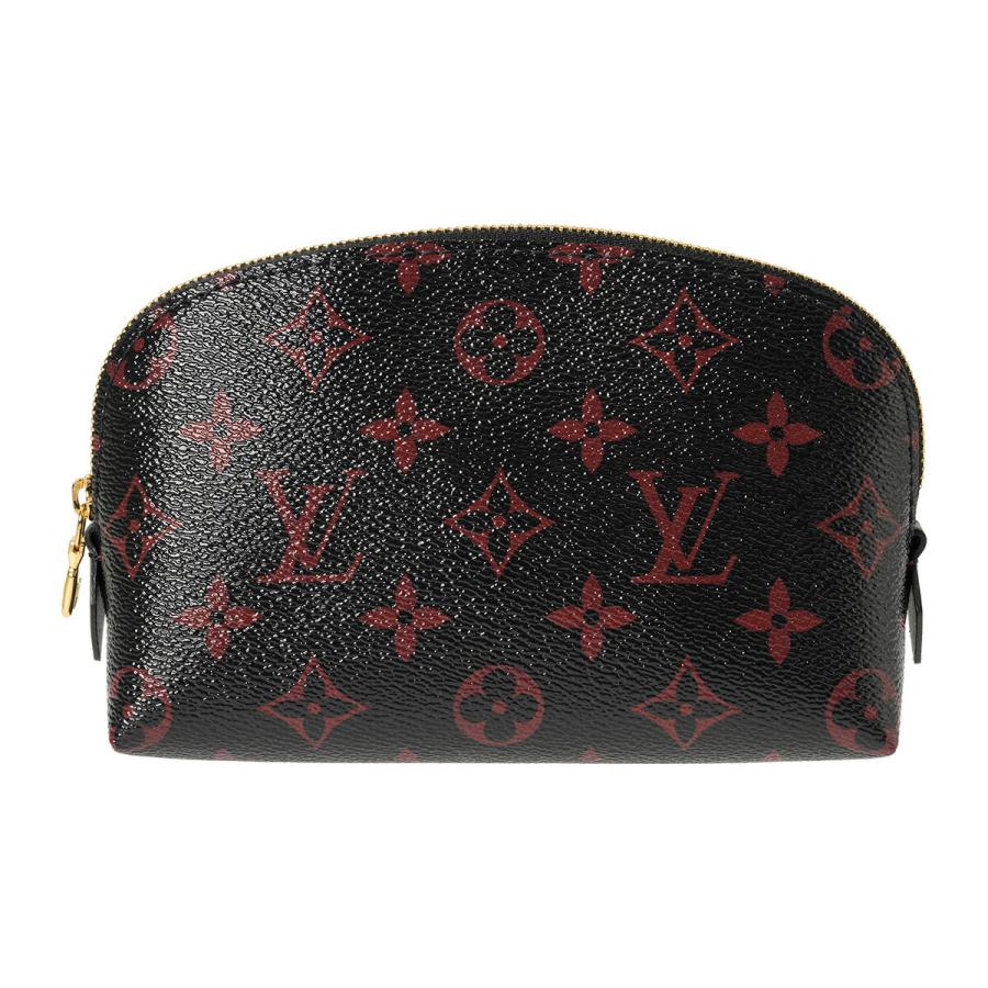 並行輸入 ルイヴィトン ポーチ Louis Vuitton モノグラム ポシェット・コスメティック PM M12593レディース ブラック 黒 レッド  赤 | LOUIS VUITTON