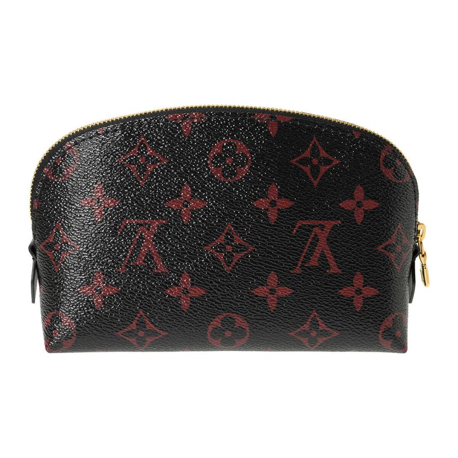並行輸入 ルイヴィトン ポーチ Louis Vuitton モノグラム ポシェット・コスメティック PM M12593レディース ブラック 黒 レッド  赤 | LOUIS VUITTON | 01