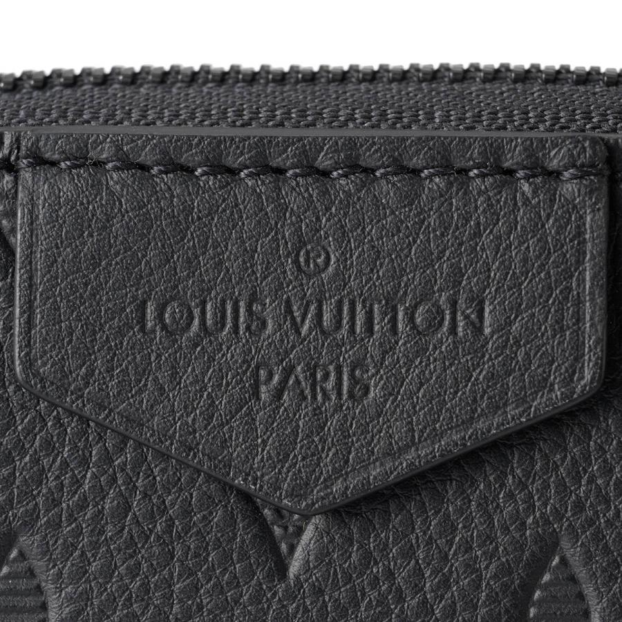 並行輸入 ルイヴィトン ショルダーバッグ Louis Vuitton モノグラム・シャドウ レースアップ・ポーチ M12601メンズ ブラック 黒 | LOUIS VUITTON | 05