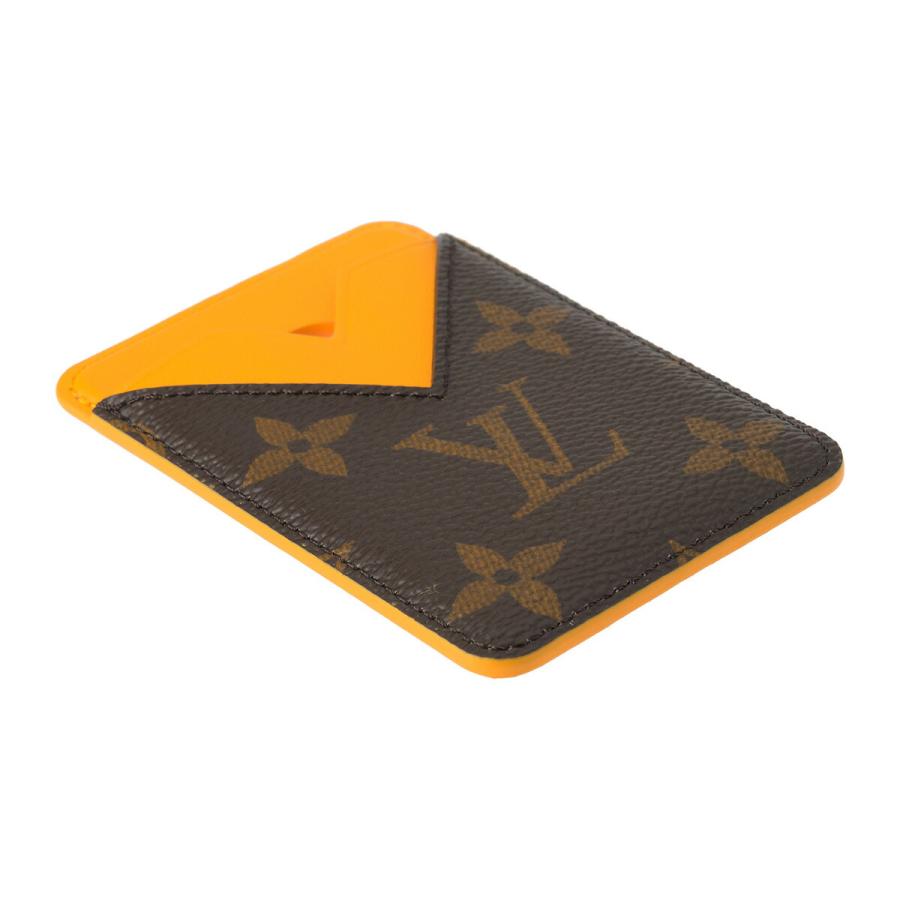 並行輸入 ルイヴィトン カードケース Louis Vuitton モノグラム マカサー ポルト カルト・マグネット M12853ユニセックス ブラウン 茶 イエロー 黄色 爆買 | LOUIS VUITTON | 02