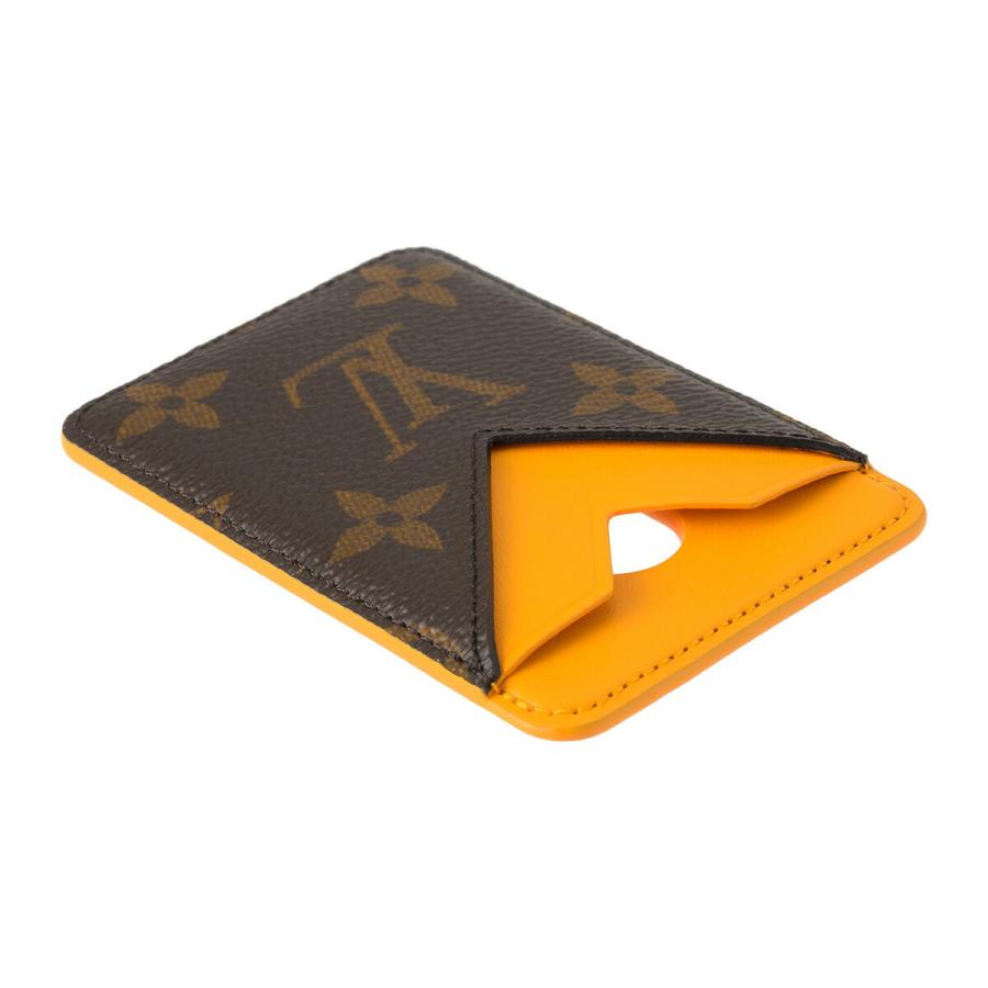 並行輸入 ルイヴィトン カードケース Louis Vuitton モノグラム マカサー ポルト カルト・マグネット M12853ユニセックス ブラウン 茶 イエロー 黄色 爆買 | LOUIS VUITTON | 03