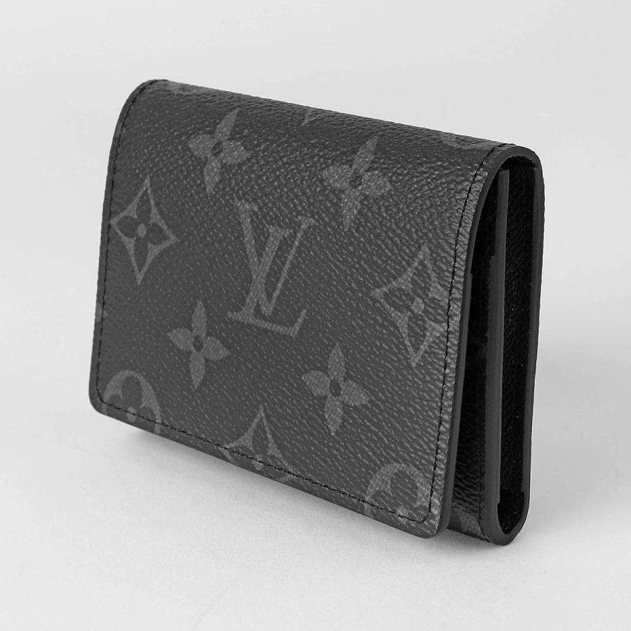並行輸入 ルイヴィトン カードケース Louis Vuitton モノグラム・エクリプス アンヴェロップ・カルト ドゥ ヴィジット M12874メンズ ブラック 黒 グレー | LOUIS VUITTON | 03
