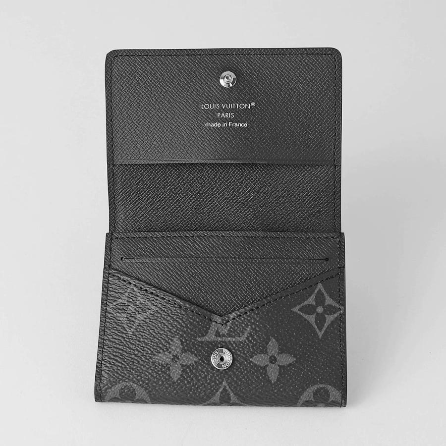 並行輸入 ルイヴィトン カードケース Louis Vuitton モノグラム・エクリプス アンヴェロップ・カルト ドゥ ヴィジット M12874メンズ ブラック 黒 グレー | LOUIS VUITTON | 04