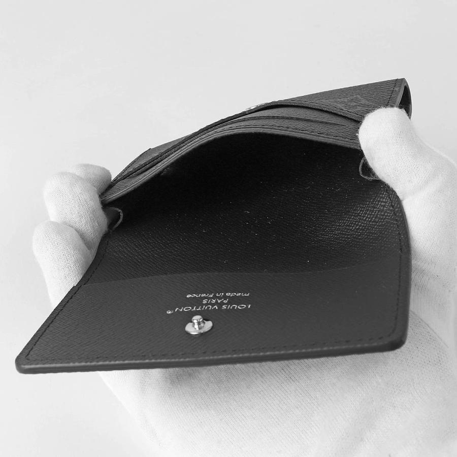 並行輸入 ルイヴィトン カードケース Louis Vuitton モノグラム・エクリプス アンヴェロップ・カルト ドゥ ヴィジット M12874メンズ ブラック 黒 グレー | LOUIS VUITTON | 05