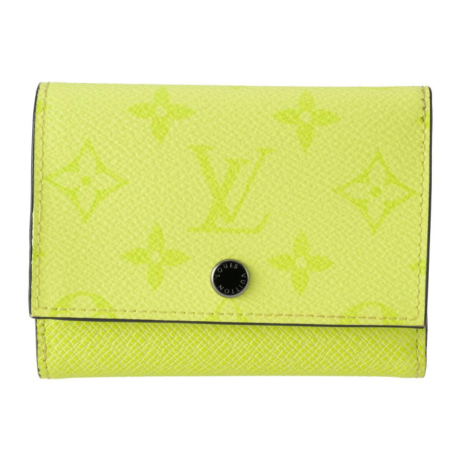 並行輸入 ルイヴィトン 3つ折り財布 Louis Vuitton タイガラマ VICTOR WALLET M14129 メンズ イエロー 黄 | LOUIS VUITTON