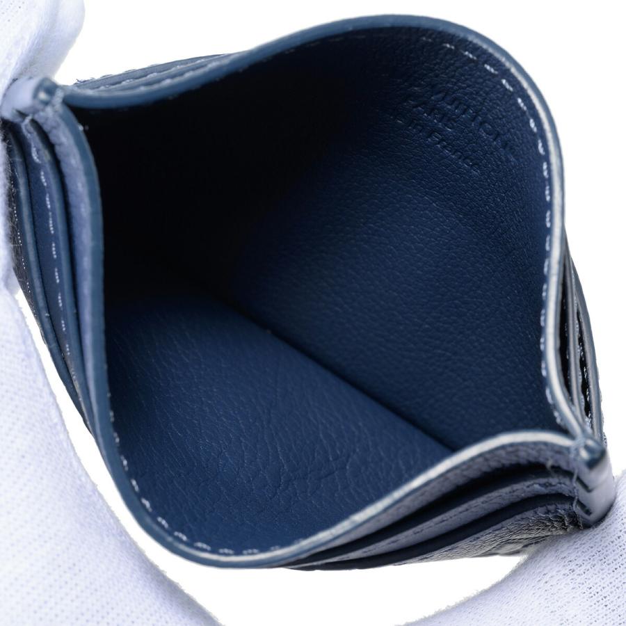 並行輸入 ルイヴィトン カードケース Louis Vuitton モノグラム・シャドウ DOUBLE CARD HOLDER M14789 メンズ ネイビー 紺 | LOUIS VUITTON | 04