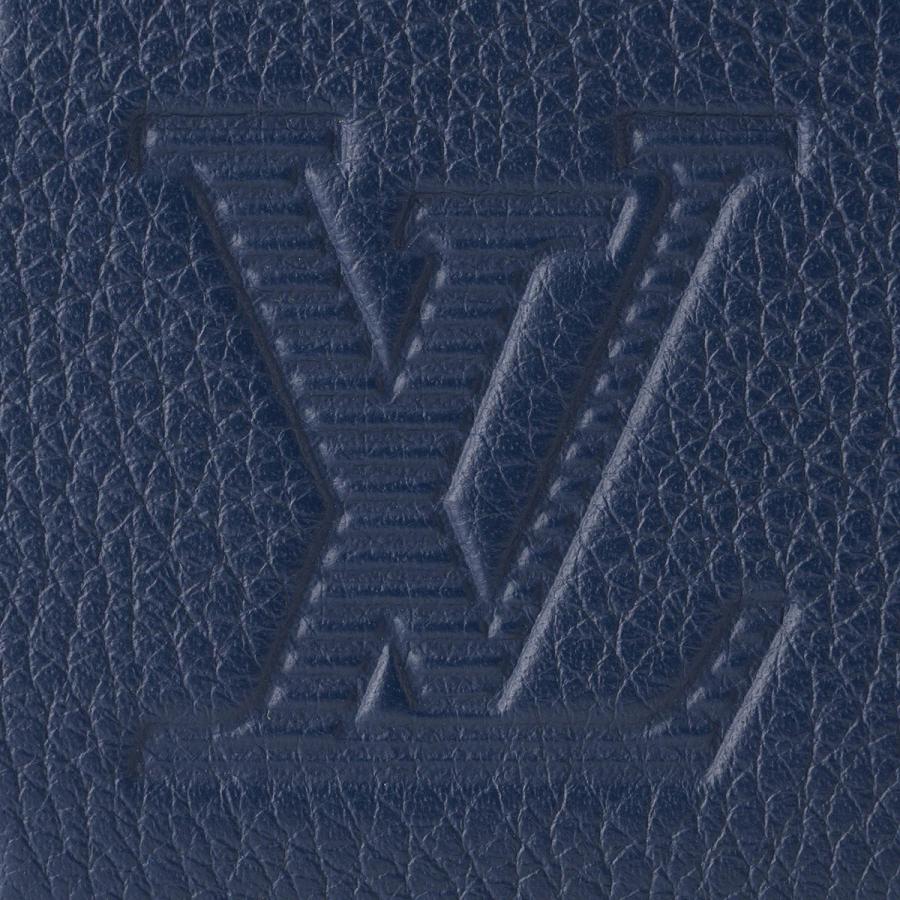 並行輸入 ルイヴィトン カードケース Louis Vuitton モノグラム・シャドウ DOUBLE CARD HOLDER M14789 メンズ ネイビー 紺 | LOUIS VUITTON | 06