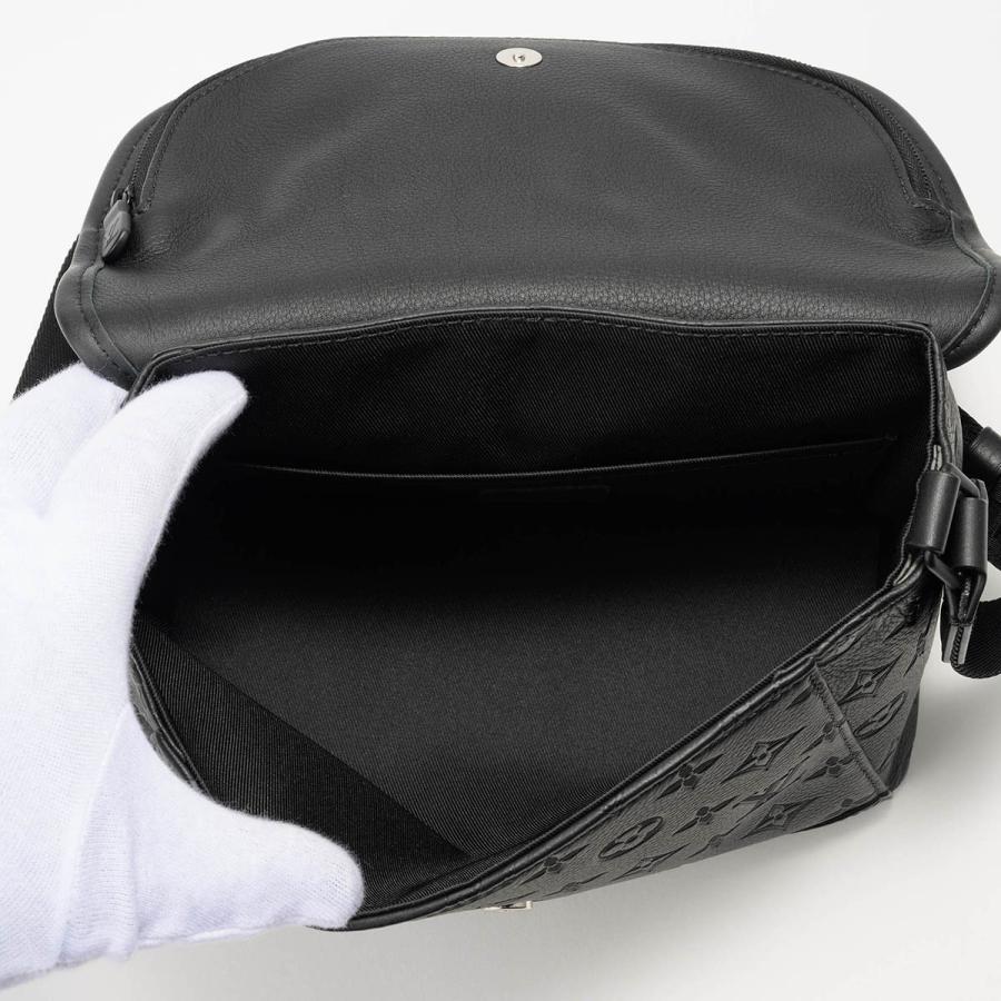 並行輸入 ルイヴィトン ショルダーバッグ Louis Vuitton モノグラム・シャドウ パルス・メッセンジャー M14874 メンズ ブラック 黒 | LOUIS VUITTON | 04