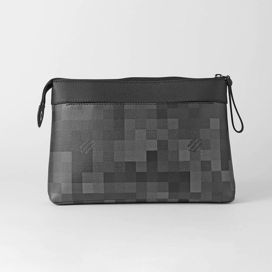 並行輸入 ルイヴィトン クラッチ セカンドバッグ Louis Vuitton ダモフラージュ ポシェット・ヴォワヤージュ スープル M14926メンズ ブラック 黒 爆買 | LOUIS VUITTON | 01
