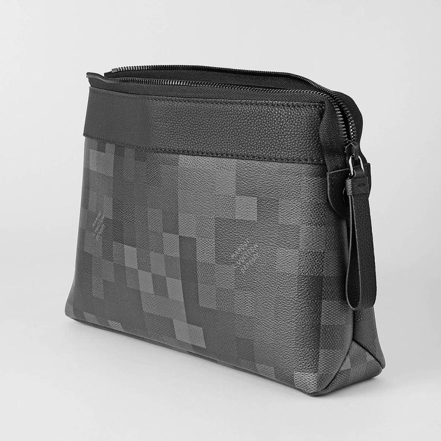 並行輸入 ルイヴィトン クラッチ セカンドバッグ Louis Vuitton ダモフラージュ ポシェット・ヴォワヤージュ スープル M14926メンズ ブラック 黒 爆買 | LOUIS VUITTON | 03