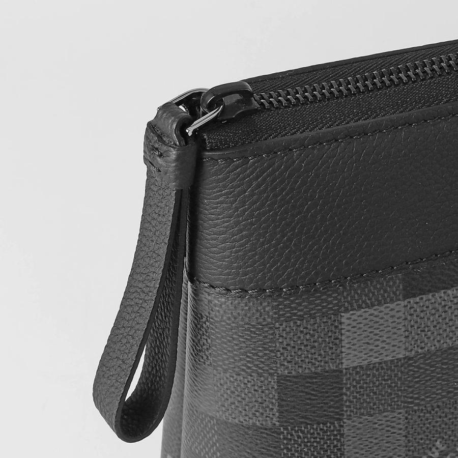 並行輸入 ルイヴィトン クラッチ セカンドバッグ Louis Vuitton ダモフラージュ ポシェット・ヴォワヤージュ スープル M14926メンズ ブラック 黒 爆買 | LOUIS VUITTON | 07