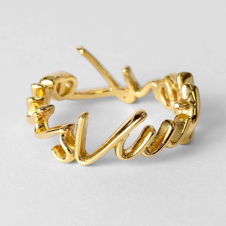 並行輸入 ルイヴィトン リング メタル リング・LV スクリプト M1804S | LOUIS VUITTON | 01