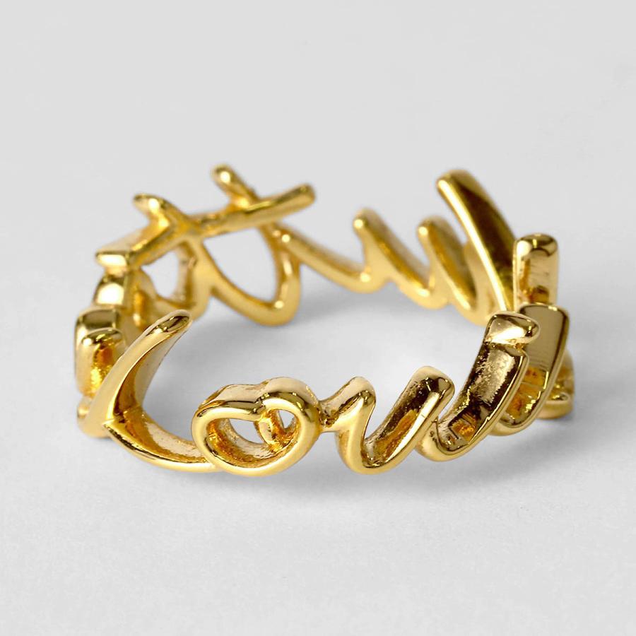 並行輸入 ルイヴィトン リング メタル リング・LV スクリプト M1804S | LOUIS VUITTON | 02