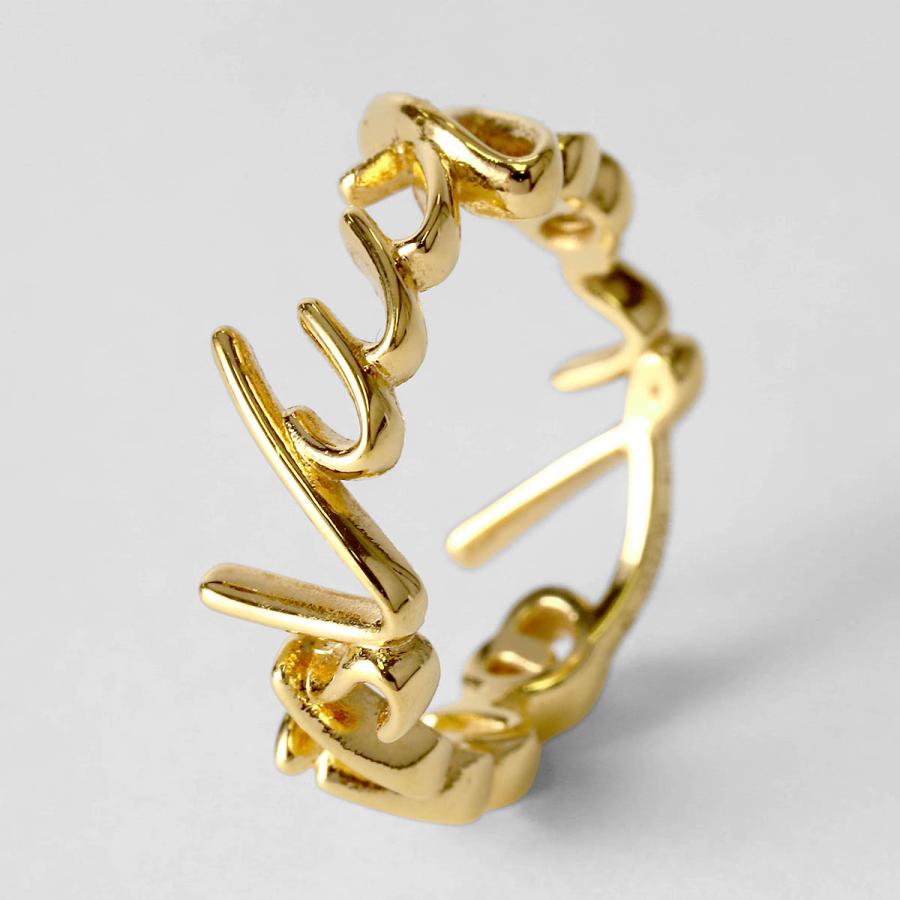 並行輸入 ルイヴィトン リング メタル リング・LV スクリプト M1804S | LOUIS VUITTON | 03