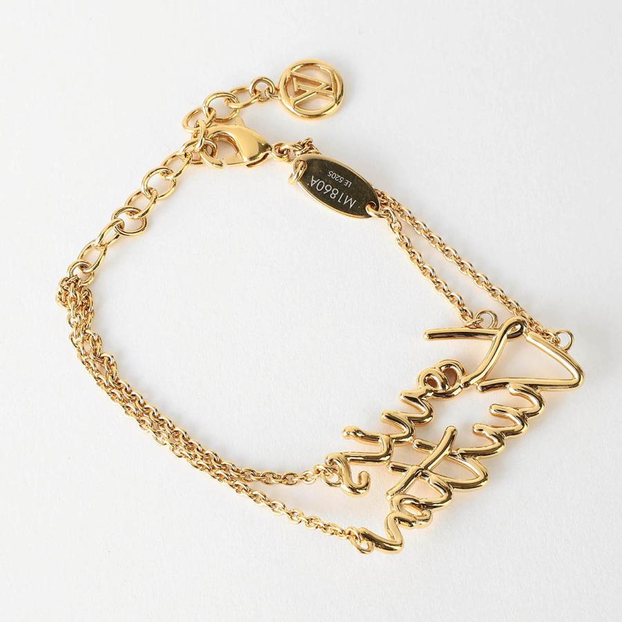 並行輸入 ルイヴィトン ブレスレット LV スクリプト BRACELET M1860A | LOUIS VUITTON | 01