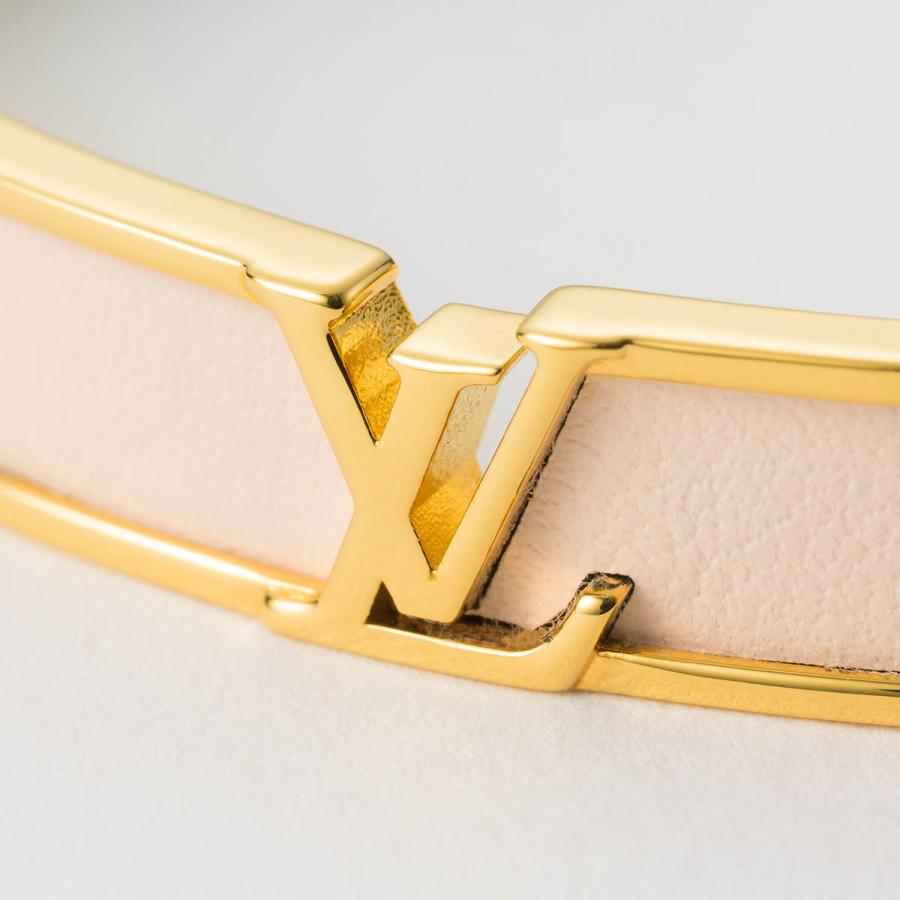 並行輸入 ルイヴィトン ブレスレット Louis Vuitton モノグラム ブレスレット・LV イニシャル M1898S レディース ベージュ ゴールド 金 | LOUIS VUITTON | 05