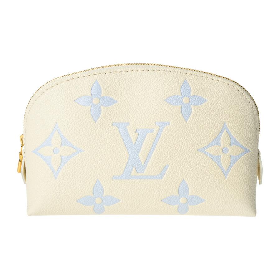 並行輸入 ルイヴィトン ポーチ Louis Vuitton モノグラム ポシェット・コスメティック PM M24378レディース ホワイト 白 ブルー 青 | LOUIS VUITTON