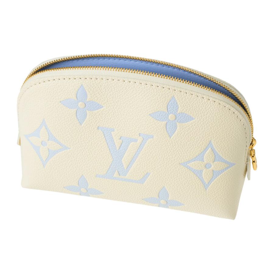 並行輸入 ルイヴィトン ポーチ Louis Vuitton モノグラム ポシェット・コスメティック PM M24378レディース ホワイト 白 ブルー 青 | LOUIS VUITTON | 03